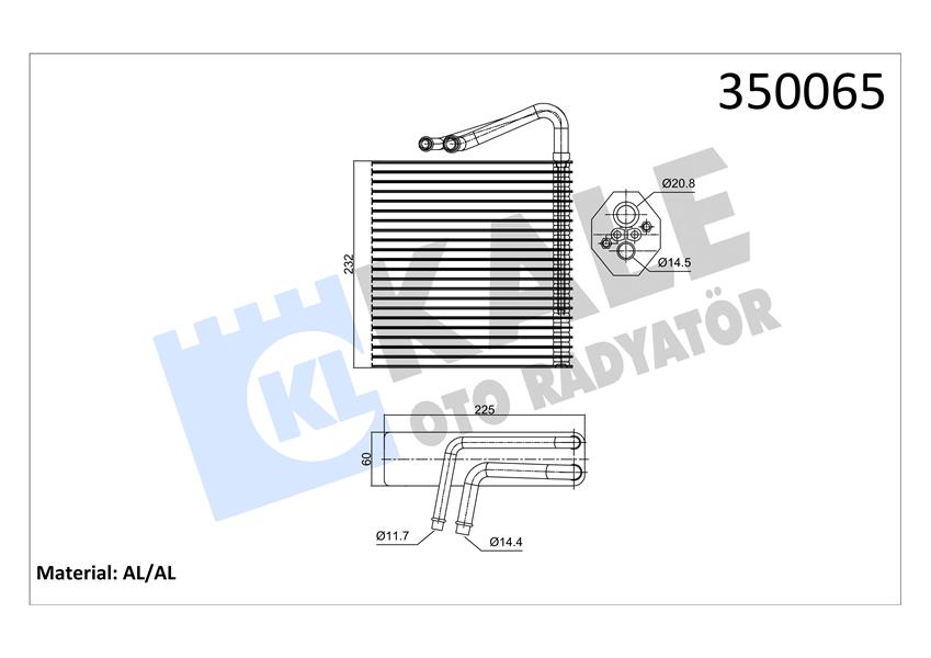 EVAPORATOR MEGANE II-SCENIC II