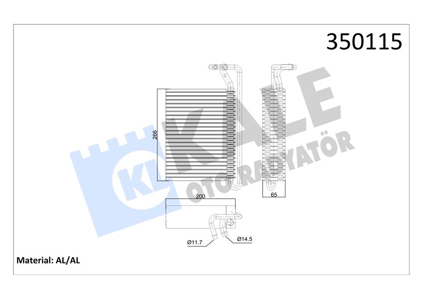 EVAPORATOR BMW N42 N46 M43 M47 M52 M54 M57 S54 E46 N52 N46 N47 M57 E83