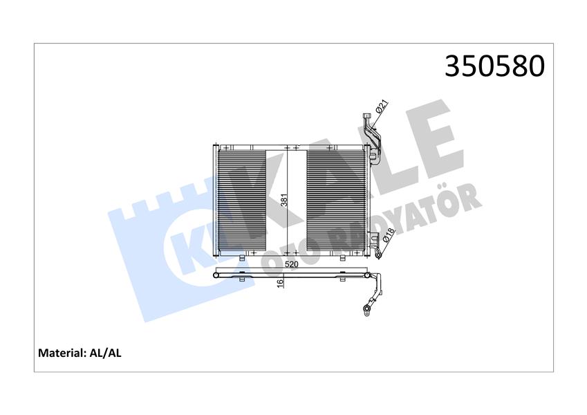 KLIMA RADYATORU FORD B MAX 12 FIESTA VI 1.6 TDCI 12 MT - KURUTUCU YOK