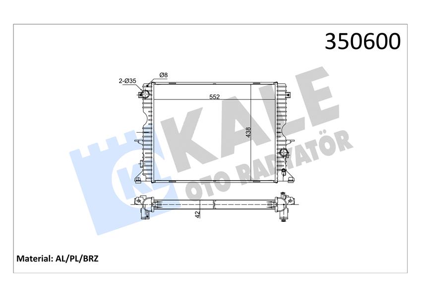 MOTOR SU RADYATORU DT244 DT224 DEFENDER L316 DEFENDER L317 07 16