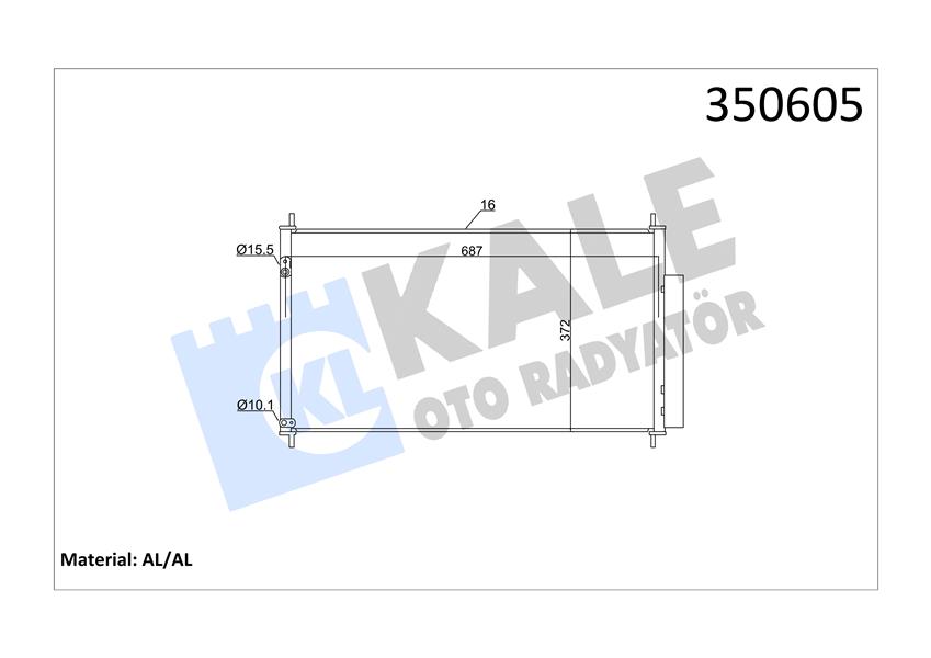 KONDENSER AL/PL/BRZ CIVIC IX