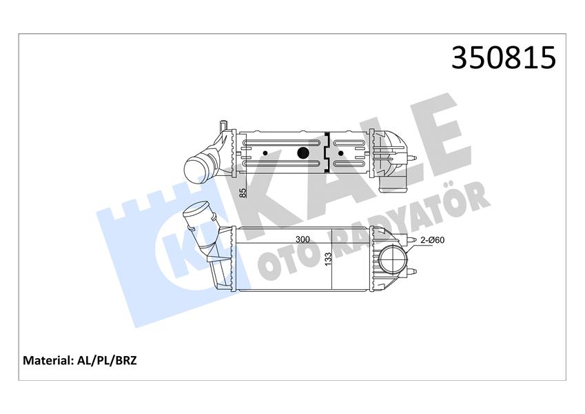 İNTERCOOLER AL/PL/BRZ CITROEN C4 I-PEUGEOT 307-307 SW-307 CC