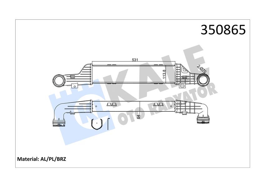 TURBOSARJ RADYATORU MERCEDES E-CLASS W210 S210