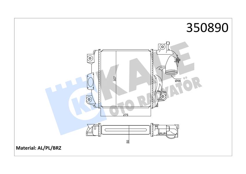 İNTERCOOLER AL/PL/BRZ HILUX VII