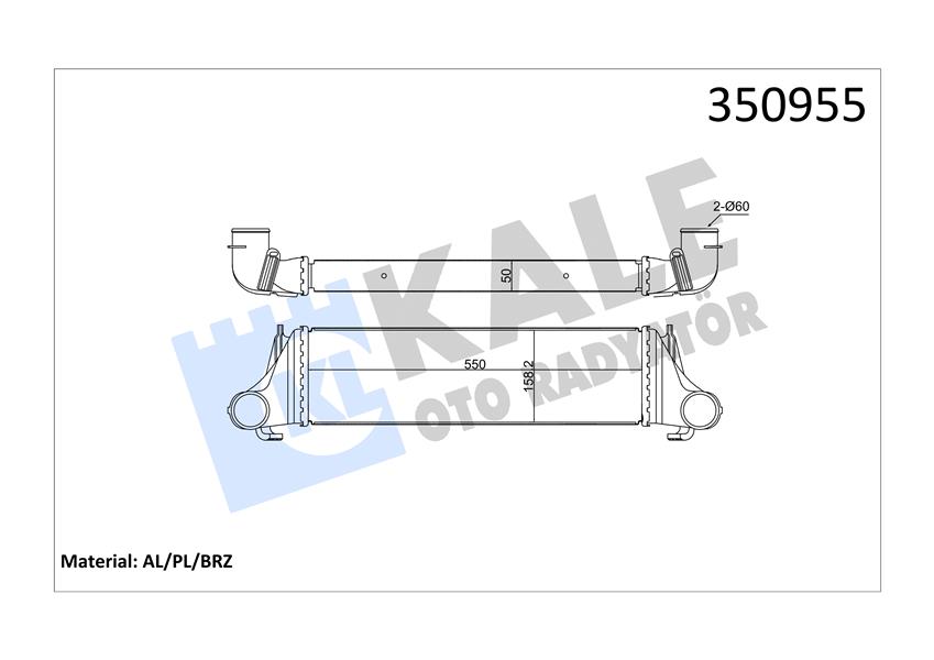 TURBO RADYATORU BMW M57 D30 X5 E53 00 06