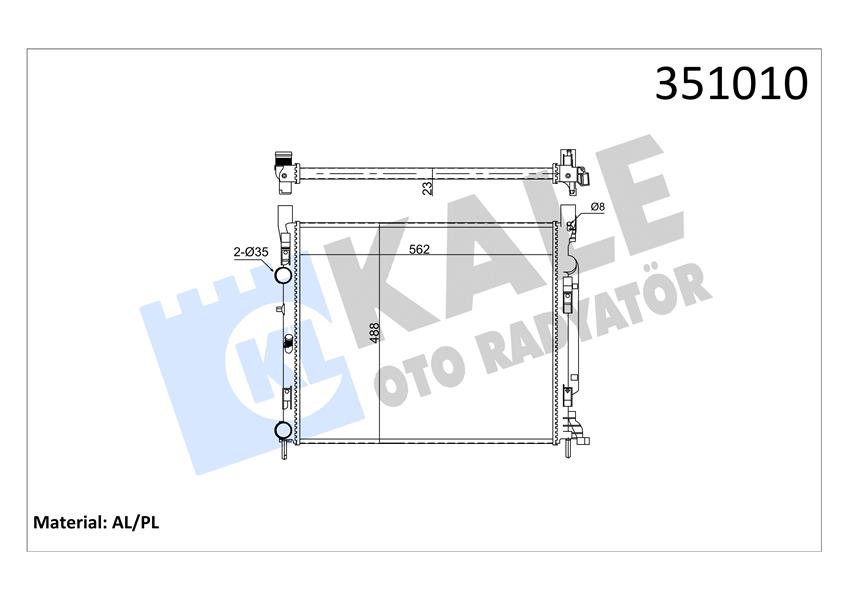 MOTOR SU RADYATORU MERCEDES CITAN W415 12 . RENAULT KANGOO II 1.2TCE-1.5DCİ-1.6 16V 08