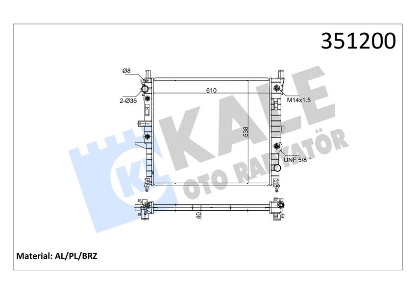 MOTOR SU RADYATORU MERCEDES ML-CLASS W163 98 05