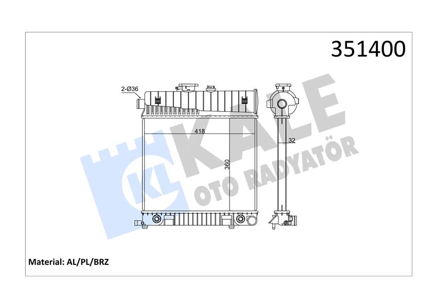 MOTOR SU RADYATORU MERCEDES M111 W202 S202 W210 S210 KLIMASIZ