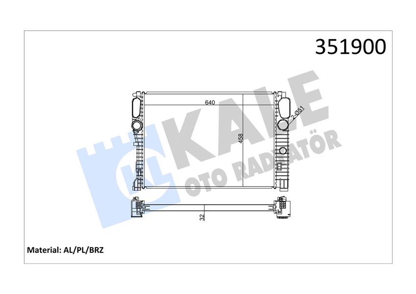 MOTOR SU RADYATORU MERCEDES C219 W211 S211
