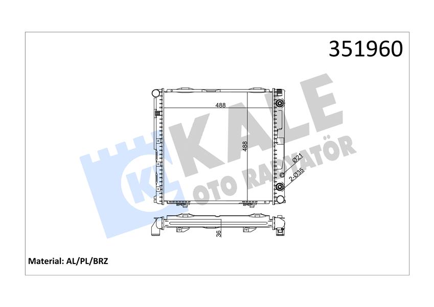MOTOR SU RADYATORU MERCEDES W124 S124 C124 A124 KLIMALI / OTOMATIK SANZIMAN