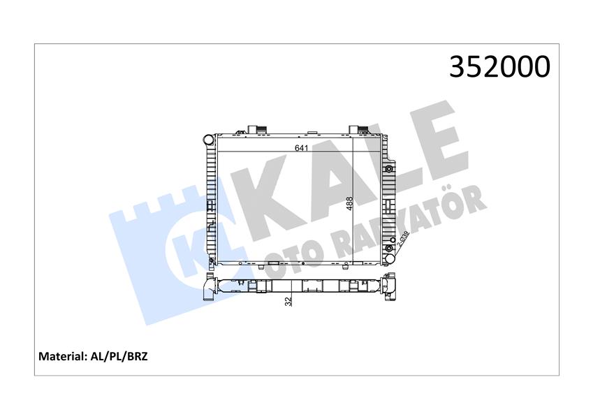 MOTOR SU RADYATORU MERCEDES M111 OM611 C208 A208 W210 S210