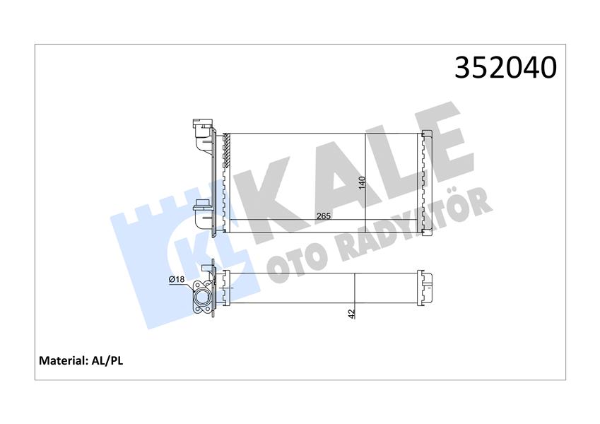 KALORIFER RADYATORU BMW E30 83 94