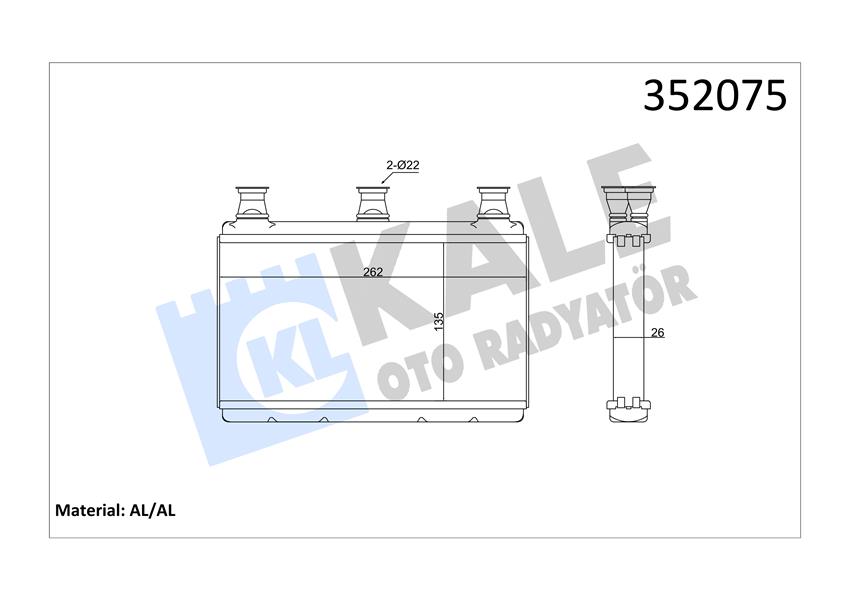 KALORIFER RADYATORU BMW E60 E63 E64