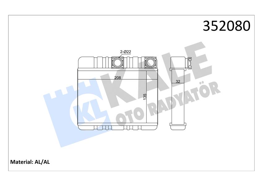 KALORIFER RADYATORU BMW E46 98 05 E83 06 11