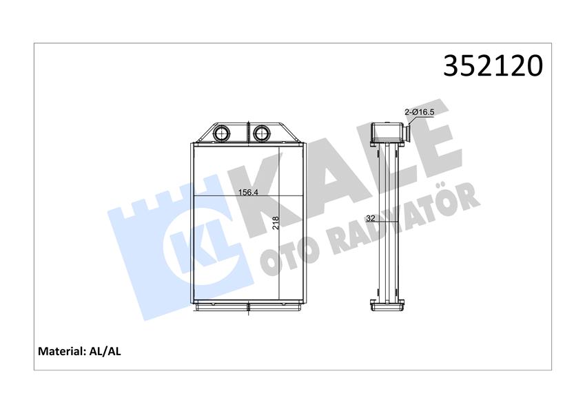 KALORİFER AL/PL/BRZ A6-ALLROAD 01 04