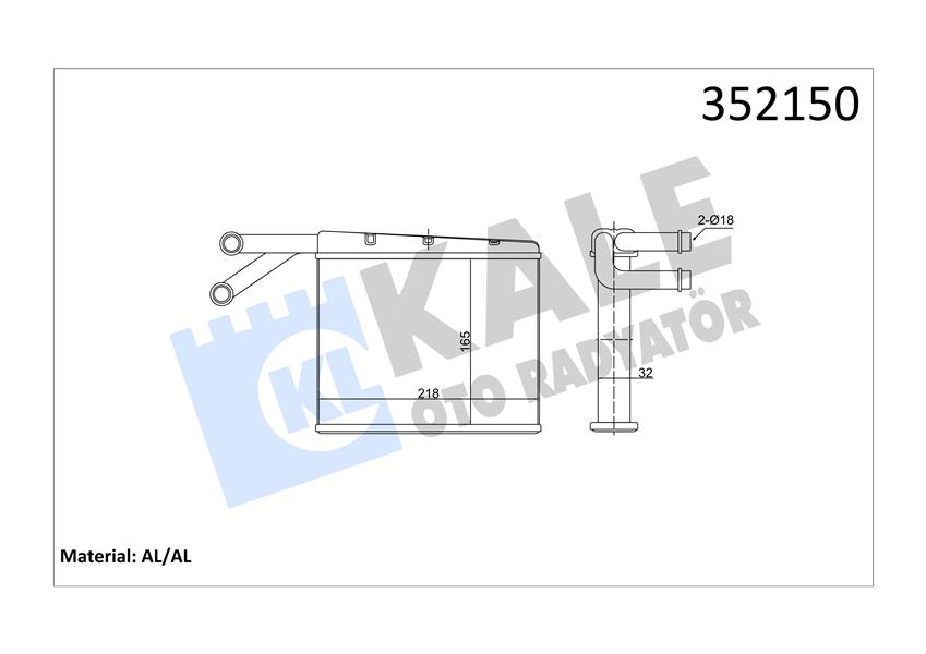 KALORIFER RADYATORU MERCEDES SPRINTER B901 B904 95 06