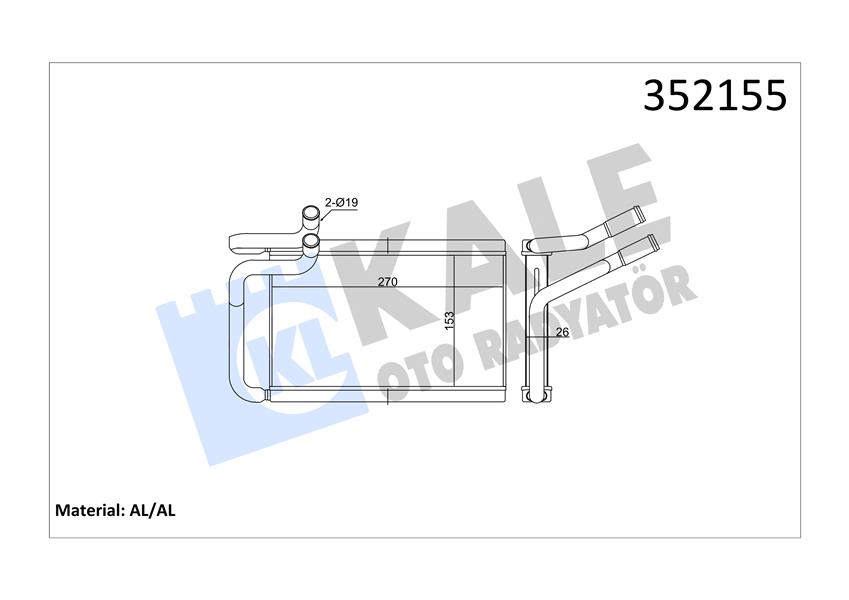 KALORİFER AL/PL/BRZ H-1 2.5 CRDI 07
