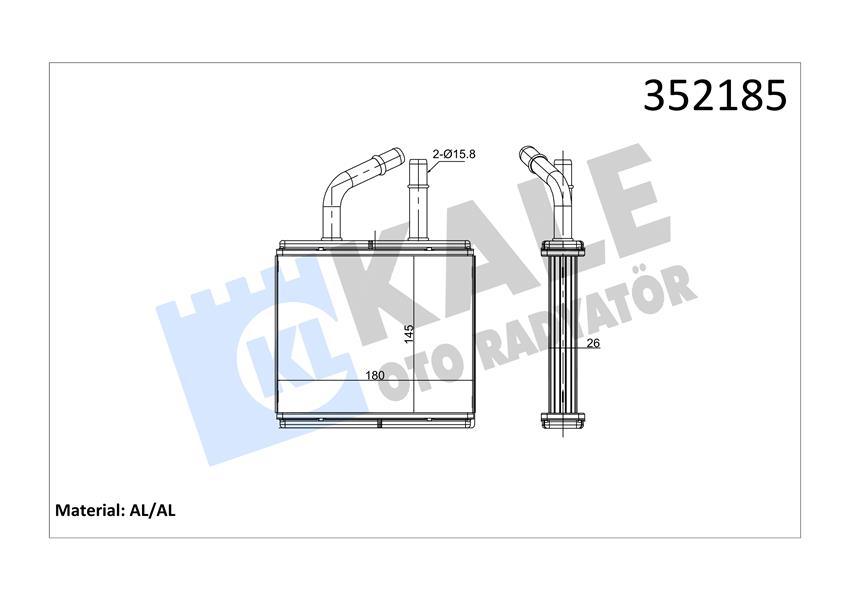 KALORİFER AL/PL/BRZ 323 PV-3623 CV-323 FV-323 SV-323 FV I-MX-3