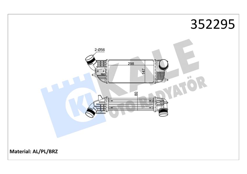 İNTERCOOLER C5 III-PEUGEOT 407-508-508 SW 2.0 HDI 08