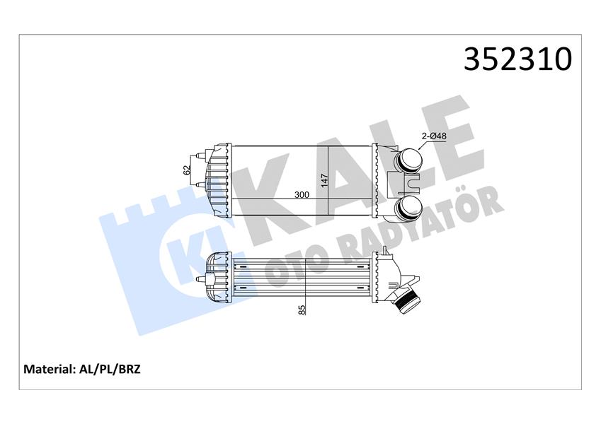 İNTERCOOLER BERLINGO-XSARA PICASSO-PEUGEOT PARTNER 1.6 HDI 02