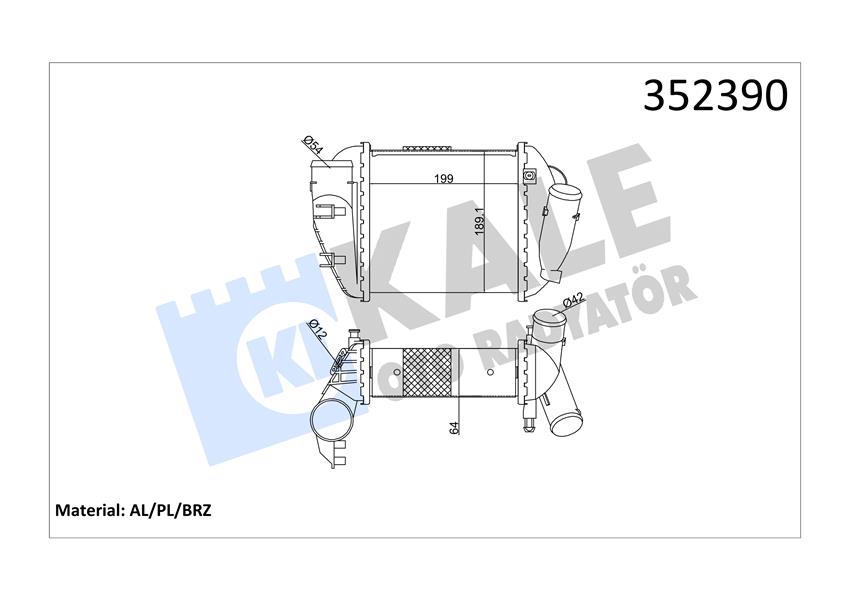 İNTERCOOLER A4 2.5 TDI 03