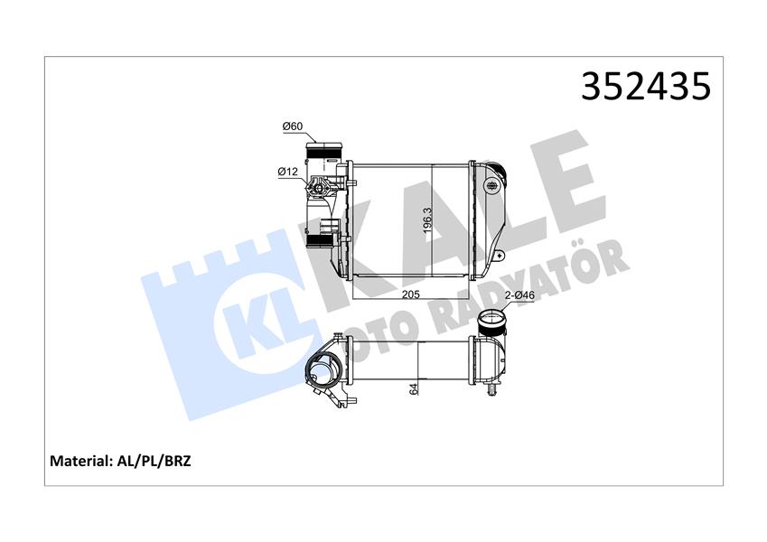 İNTERCOOLER A6 2.7-3.0 TDI 04