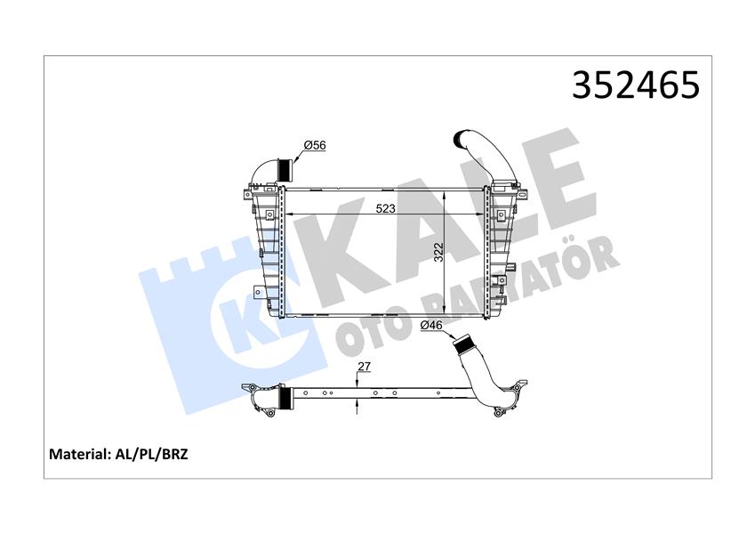 İNTERCOOLER ASTRA H-VAUXHALL ASTRA MK V