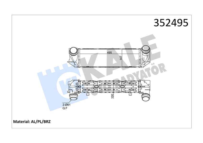 TURBO RADYATORU BMW N53 N20 F10 F11