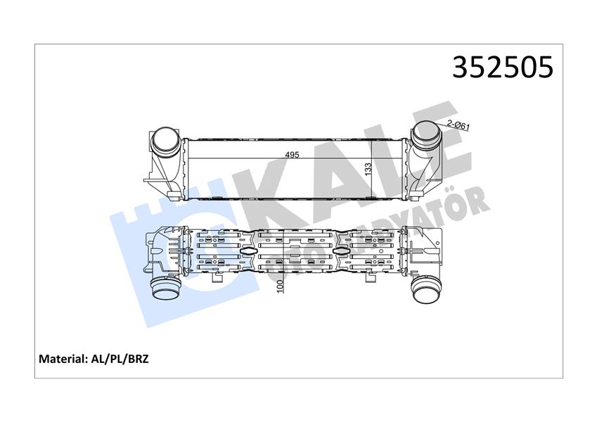 TURBO RADYATORU BMW F10 F11 N20