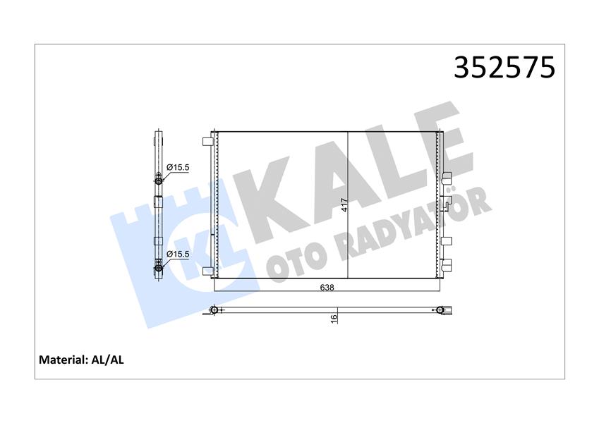 KONDENSER MEGANE II-SCENIC II-GRAND SCENIC II 1.9-2.0DCİ 02