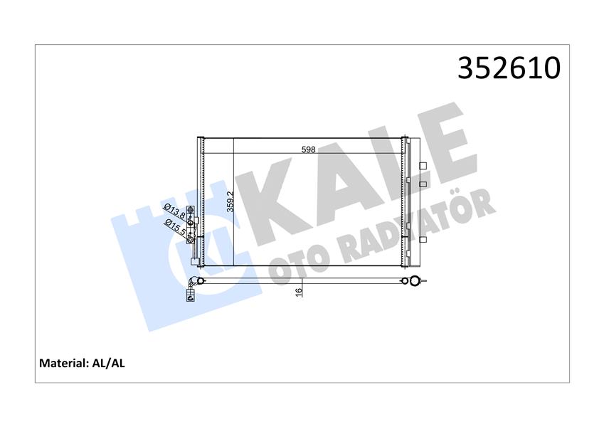 KLIMA RADYATORU BMW F25 F26