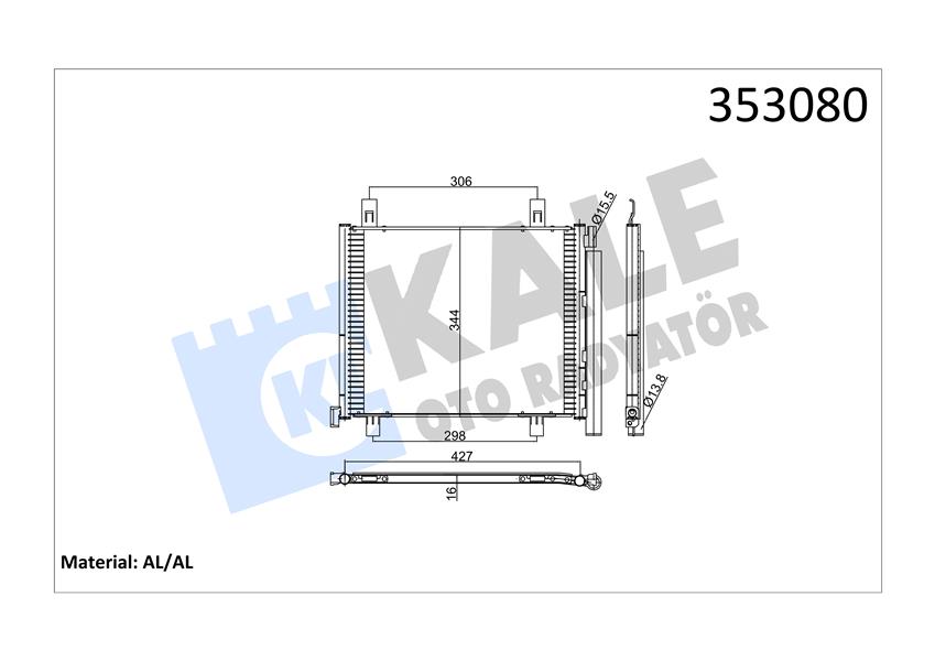 KONDENSER SEAT Mİİ-SKODA CITIGO-VOLKSWAGEN UP-LOAD
