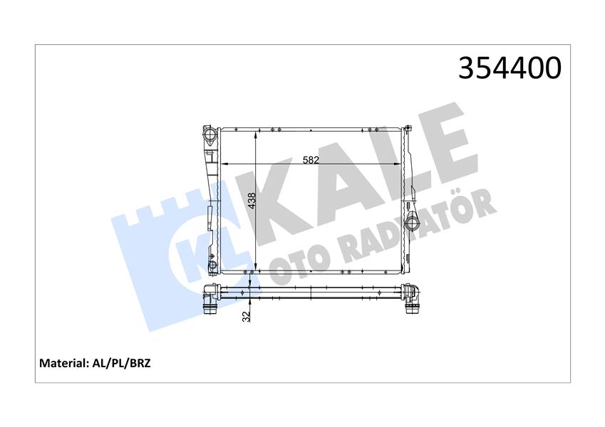 MOTOR SU RADYATORU BMW M52 M54 M57 E46 Z4 E85