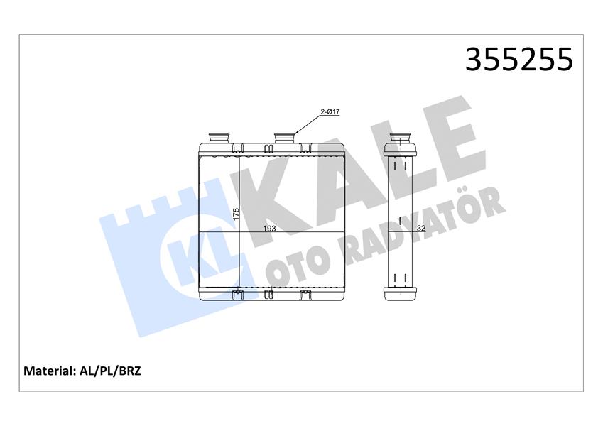 KALORİFER BRAZING HONDA CIVIC VIII KALORİFER