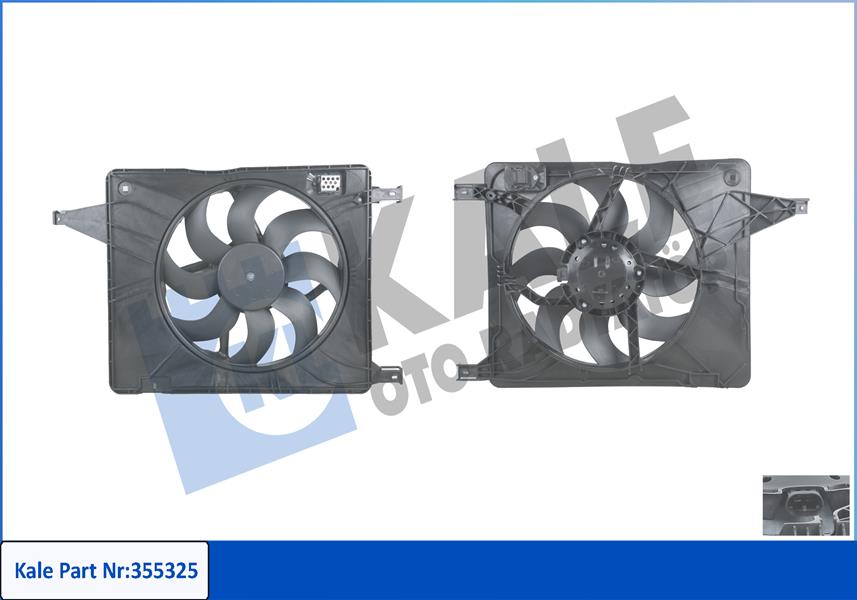 RADYATOR FANI KOMPLE NISSAN QASHQAI J10-JJ10 07 13