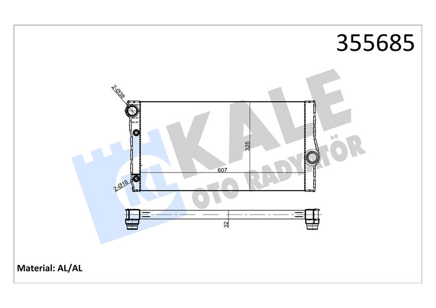 MOTOR SU RADYATORU BMW F10 F07 F11 F13 F01 F02 F03 F04 PREMIUM LINE