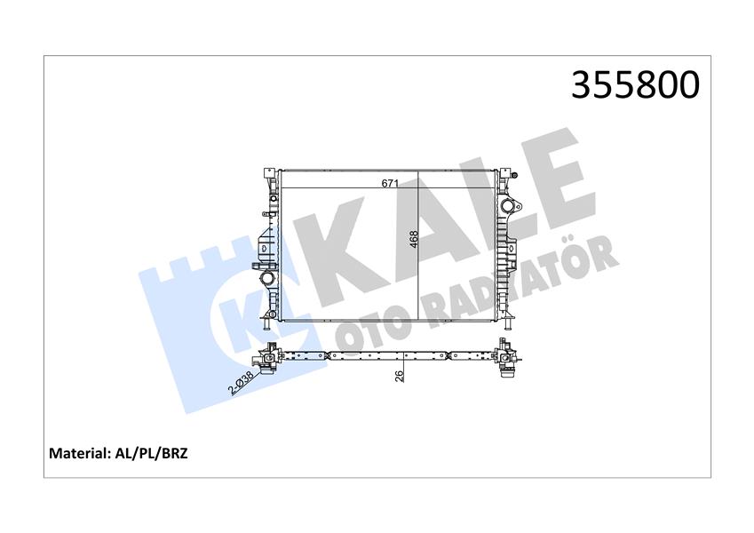 MOTOR SU RADYATORU DISCOVERY SPORT L550 FREELANDER 2 L359 R.R EVOQUE L538 FORD MONDEO GALAXY 2 FOCUS 3 C-MAX VOLVO S60 S80 V40