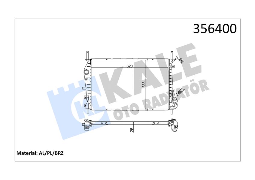 MOTOR SU RADYATORU MONDEO 2.0TDCI 2.2TDCI 01 07 KLIMALI