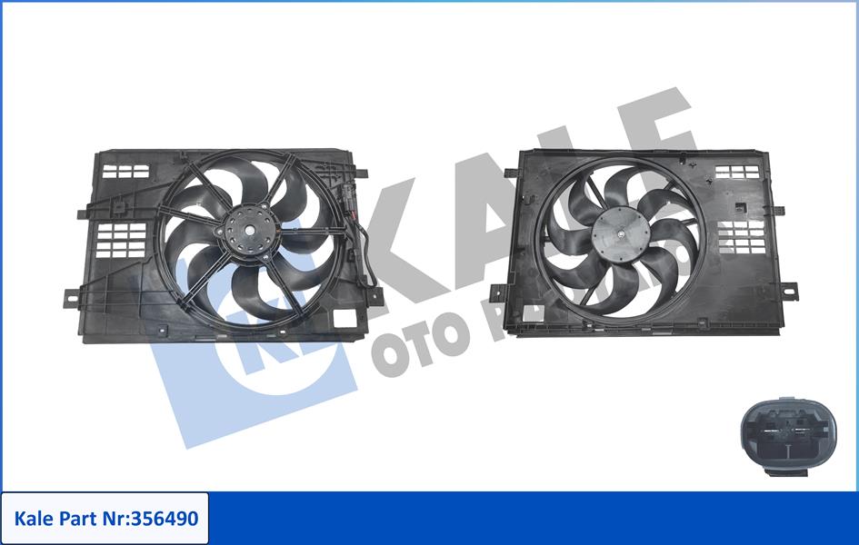 FAN MOTORU OPEL GRANDLAND-COMBO E-PARTENR-BERLINGO-RIFTER-P308-P3008-P508-P5008-C5 AIRCROSS 1.2-1.5-1.6-2.0 PURETECH-HDI-THP-GTI