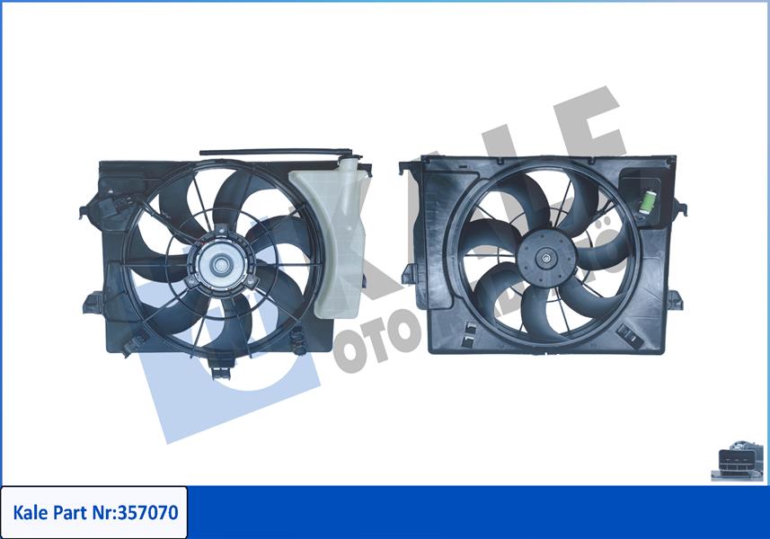 FAN GRUBU HYUNDAI ACCENT IV 1.4 1.6 10 -KIA RIO III 1.4CVVT 11 12V DAVLUMBAZLI 253801W150-253801W151-253801W152