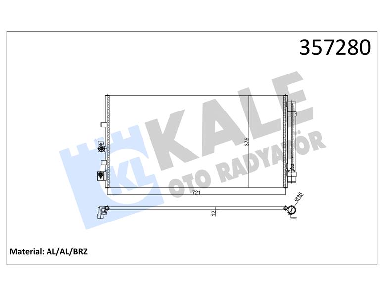 KONDENSER KLIMA RADYATORU YENI FOCUS IV 17 1.5 ECOBLUE 1.0-1.5 ECOBOOST