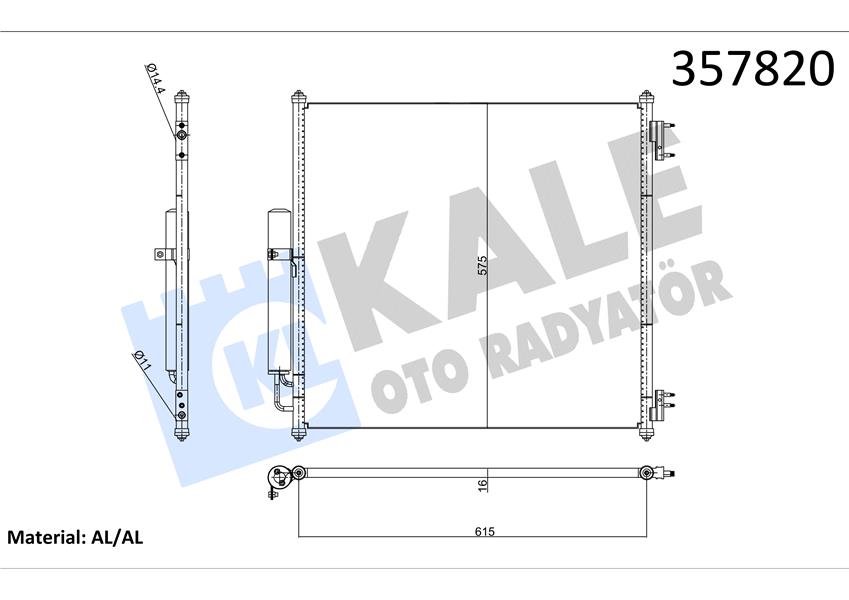 KLIMA RADYATORU DEFENDER L663 19 R.R 4 VOGUE L405 12 R.R SPORT 2 L494