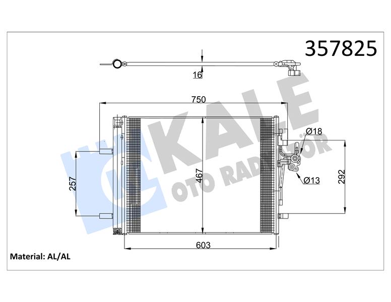 KLIMA RADYATORU 224DT 204PT DISCOVERY SPORT L550 14 FREELANDER 2 L359 06 14 R.R EVOQUE L538 11 19 VOLVO S60 2 S80 2 V60 1 V70 3