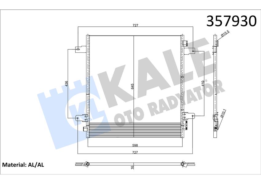 KONDENSER NISSAN PATROL VI 5.6 10-