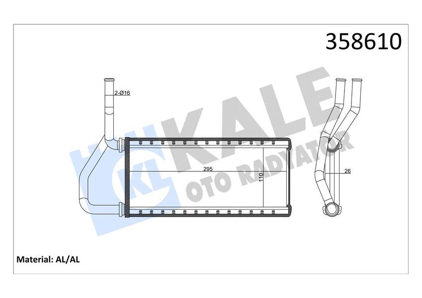 KALORİFER HONDA CR-V HEATER CORE