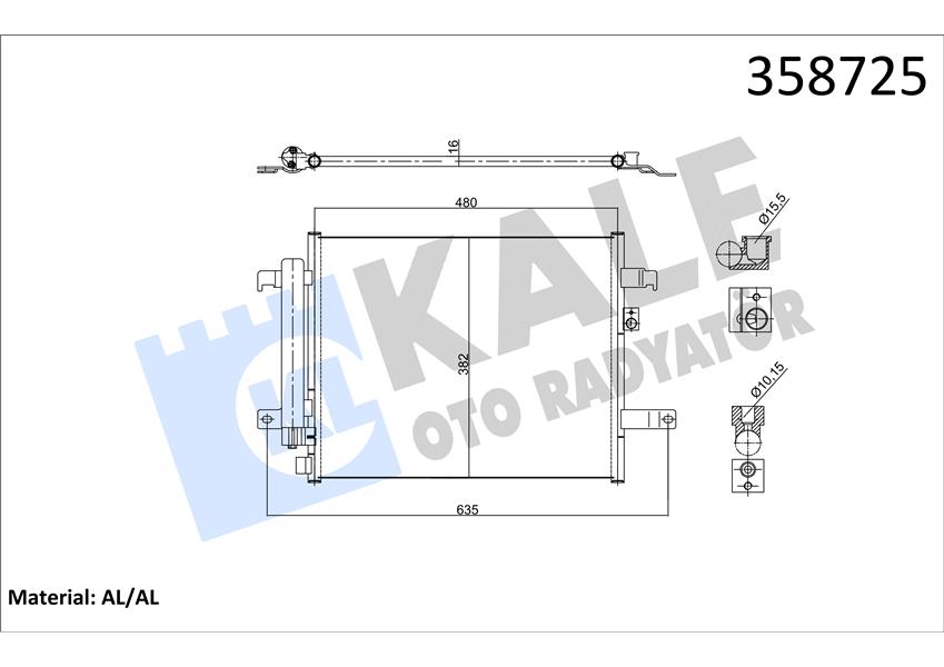 KONDENSER MAZDA MX-5 IV 1.5 15- 2.0 15--MX-5 RF TARGA 1.5 17- 2.0 16-
