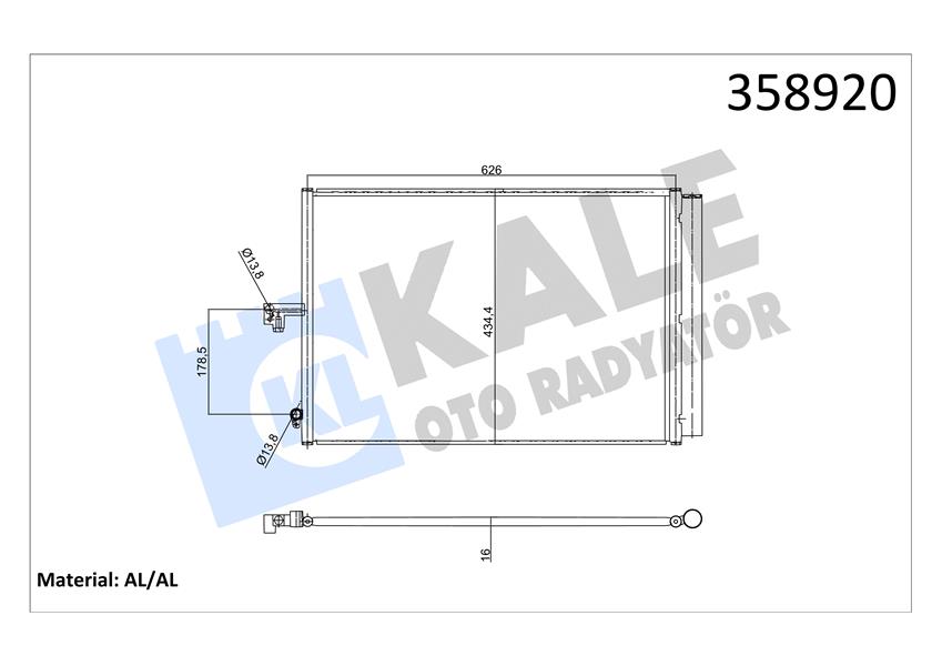 KLIMA RADYATORU MERCEDES C218 X218 W212 S212 C207 A207 R231