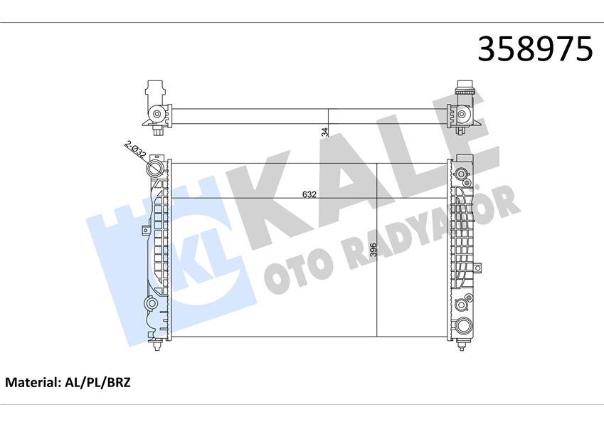 RADYATÖR AUDI A4 A6 2.4/2.6/2.8 95-01-SIPERB 2.8 V6-2.5 TDI