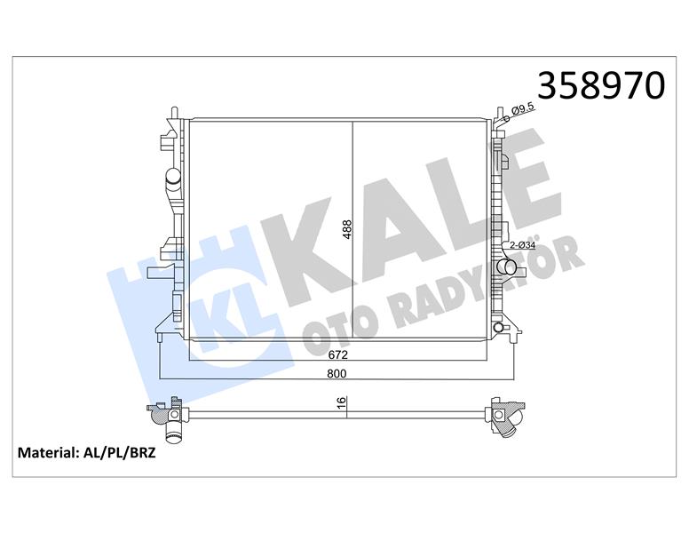 MOTOR SU RADYATORU FOCUS IV 17 1.5 ECOBLUE 1.0 -1.5-2.0 ECBOOST 1.5 VCT