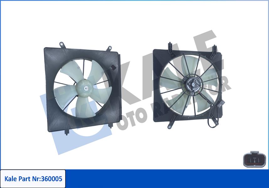 FAN GRUBU HONDA CR-V II 2.0 01-07-CR-V III 2.0 İ-VTEC 4WD 06-12- 12V-KLİMALI